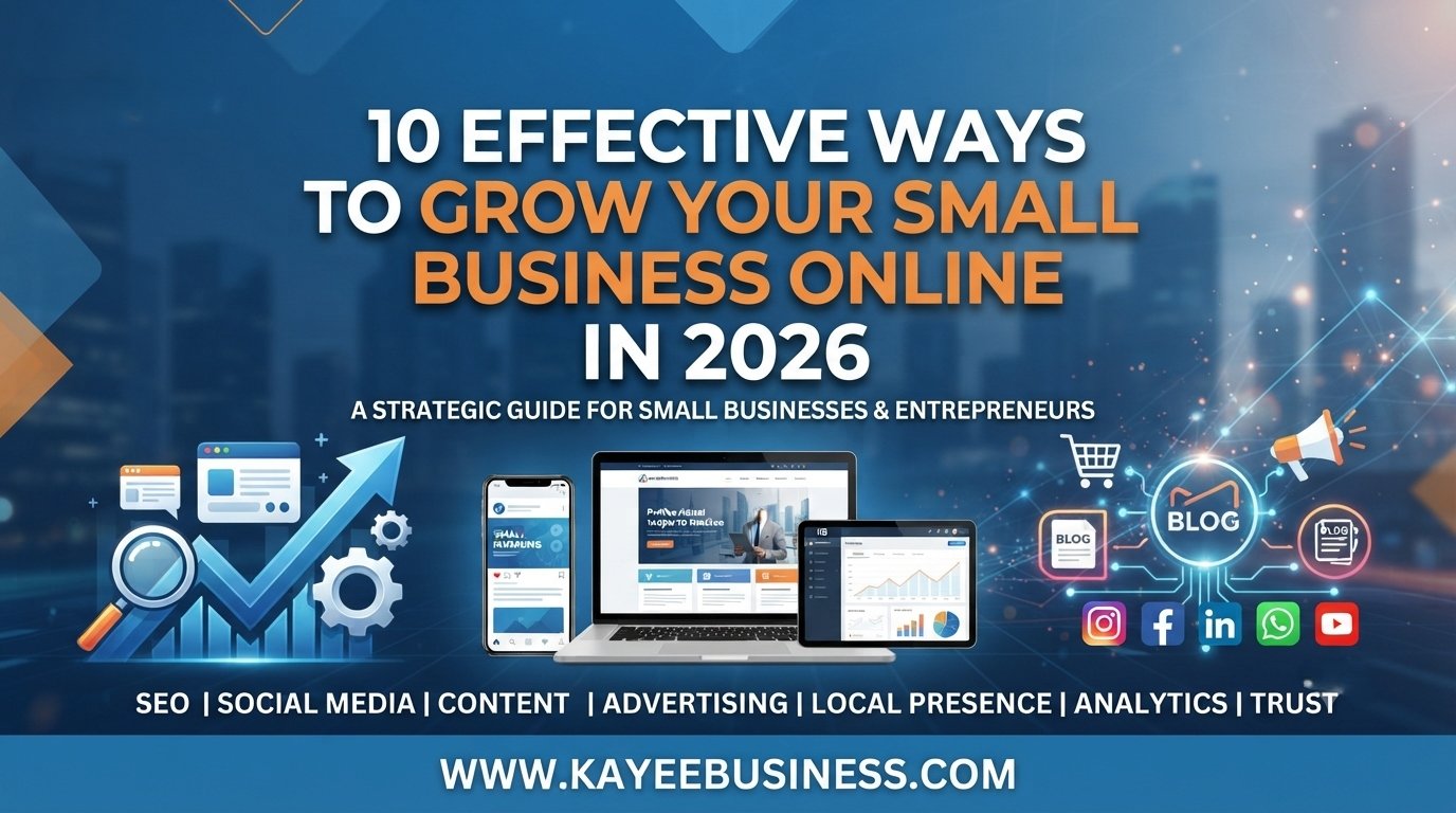 10 Effective Ways to Grow Your Small Business Online in 2026