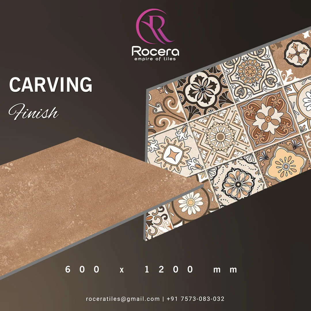 600 x 1200mm Tiles Carving Finish