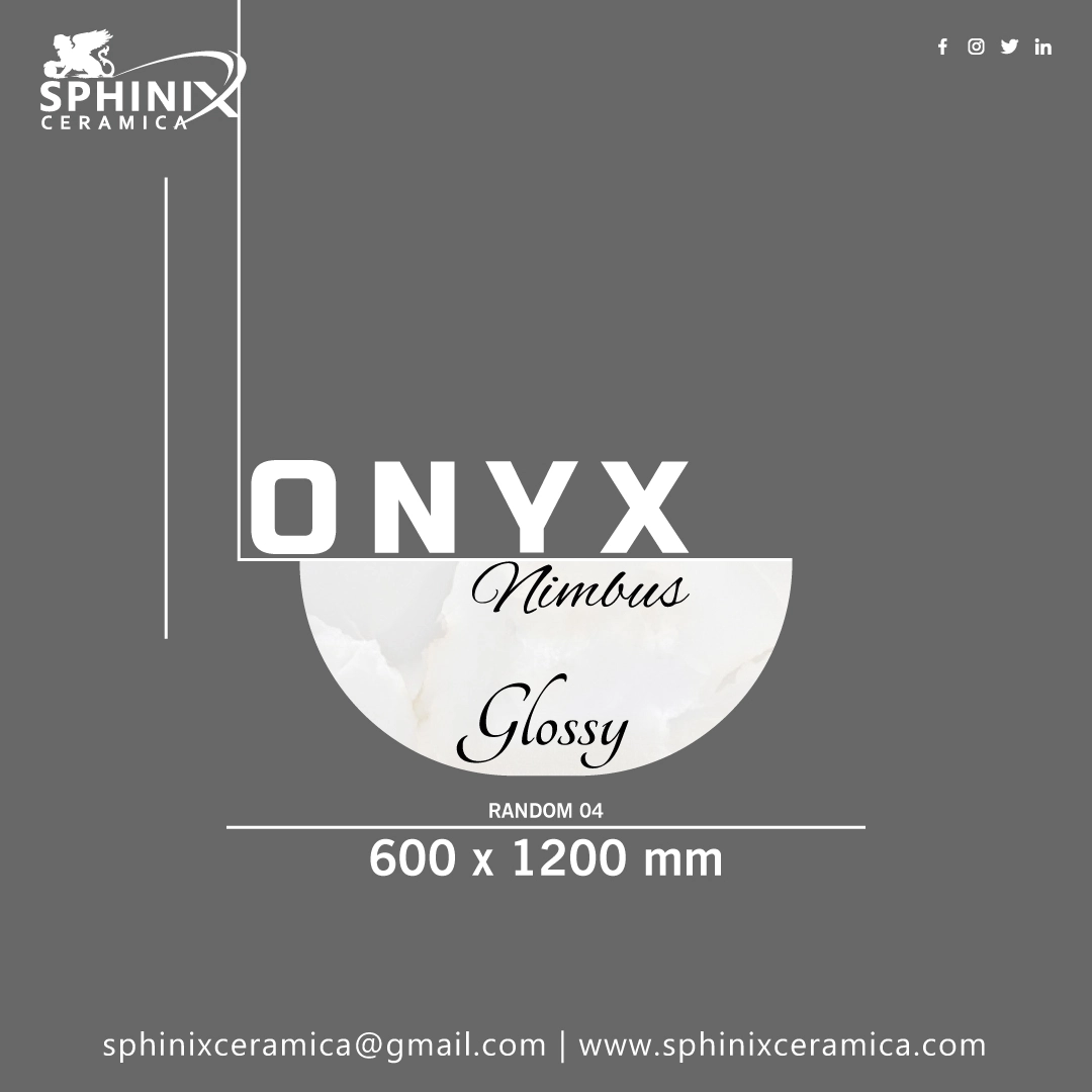 600 x 1200mm Onyx Glossy Series ,  Sphinix Ceramica 