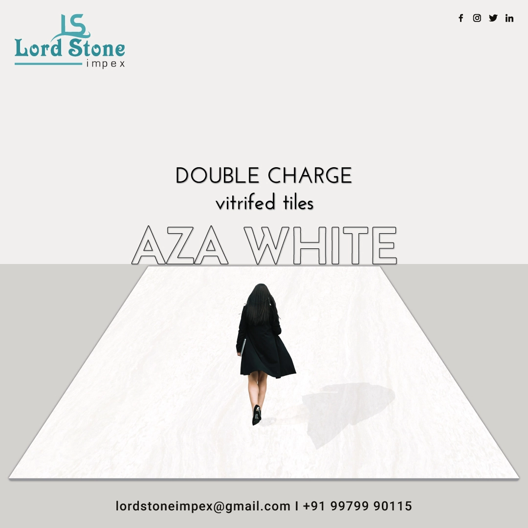 Aza White 600x600mm - 
                                      Lord stone impex
                                     
