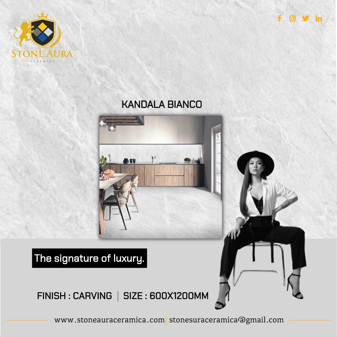 Carving Kandala Bianco - 
                                      Stone Aura Ceramica
                                     