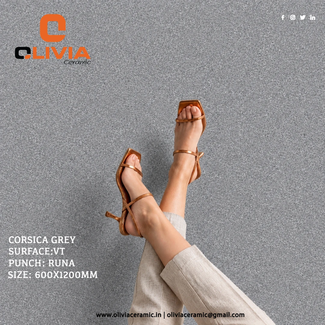 Runa Corsica Grey 600x1200mm Tiles - 
                                      Olivia Ceramics
                                     